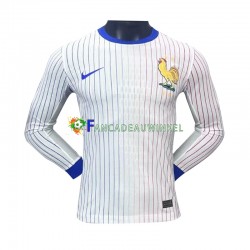 Frankrijk Wedstrijdshirt met Korting Uit Heren EK 2024 Lange Mouw