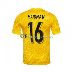 Frankrijk Wedstrijdshirt met Korting MAIGNAN 16 Keepersshirt Thuis Heren EK 2024 Korte Mouw