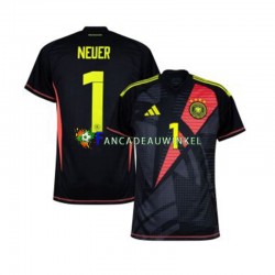 Duitsland Wedstrijdshirt met Korting Manuel Neuer 1 Keepersshirt Thuis Heren EK 2024 Korte Mouw