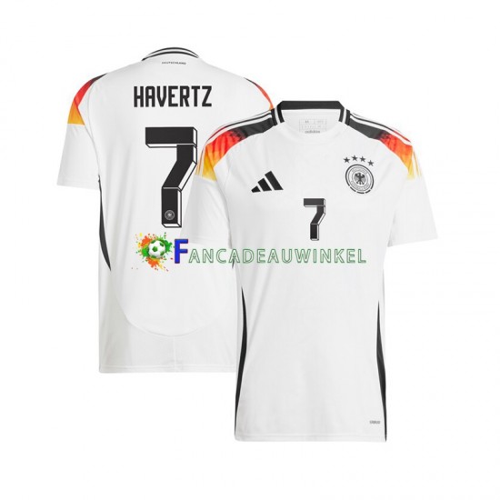 Duitsland Wedstrijdshirt met Korting Havertz 7 Thuis Heren EK 2024 Korte Mouw