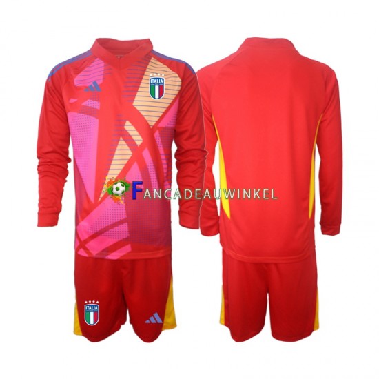 Italië Wedstrijdshirt met Korting Keepersshirt 3rd Kind EK 2024 Lange Mouw