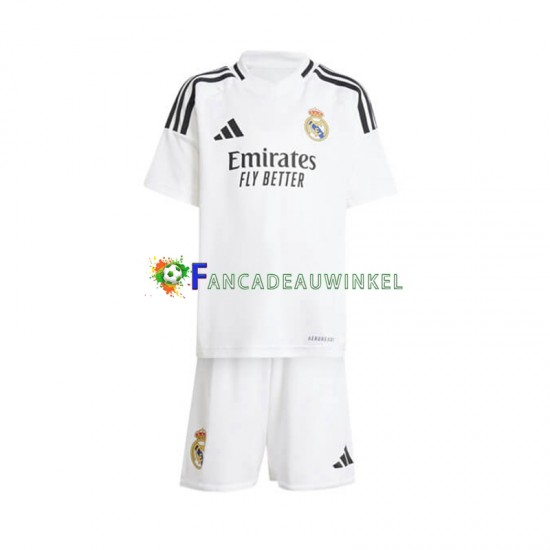 Real Madrid Wedstrijdshirt met Korting Thuis Kind 2024-25 Korte Mouw