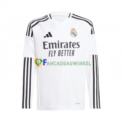 Real Madrid Wedstrijdshirt met Korting Thuis Heren 2024-25 Lange Mouw