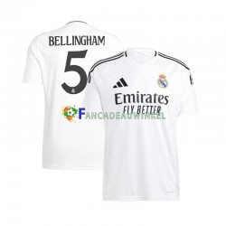 Real Madrid Wedstrijdshirt met Korting Jude Bellingham 5 Thuis Heren 2024-25 Korte Mouw