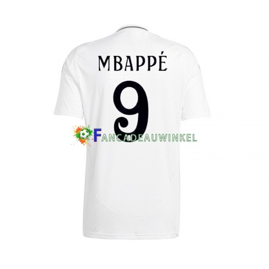 Real Madrid Wedstrijdshirt met Korting Kylian Mbappé 9 Thuis Heren 2024-25 Korte Mouw