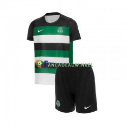 Sporting CP Wedstrijdshirt met Korting Thuis Kind 2024-25 Korte Mouw