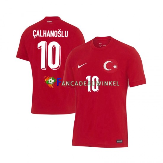 Turkije Wedstrijdshirt met Korting Hakan Calhanoglu 10 Uit Heren EK 2024 Korte Mouw