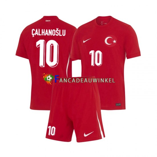 Turkije Wedstrijdshirt met Korting Hakan Calhanoglu 10 Uit Kind EK 2024 Korte Mouw