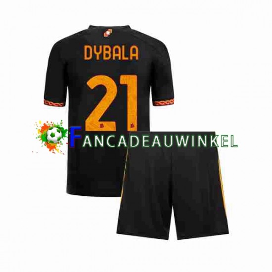 AS Roma Wedstrijdshirt met Korting Paulo Dybala 21 3rd Kind 2023-24 Korte Mouw