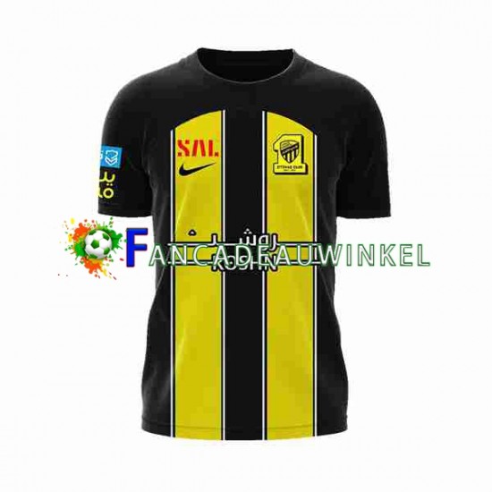 Wedstrijdshirt met Korting Al-Ittihad Thuis Heren 2023-24 Korte Mouw