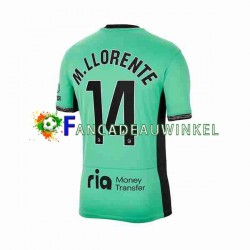 Atlético Madrid Wedstrijdshirt met Korting 2 Marcos Llorente 14 3rd Heren 2023-24 Korte Mouw