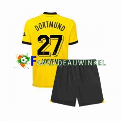 Borussia Dortmund Wedstrijdshirt met Korting Karim Adeyemi 27 Thuis Kind 2023-24 Korte Mouw