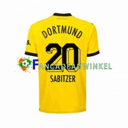 Borussia Dortmund Wedstrijdshirt met Korting Marcel Sabitzer 20 Thuis Heren 2023-24 Korte Mouw