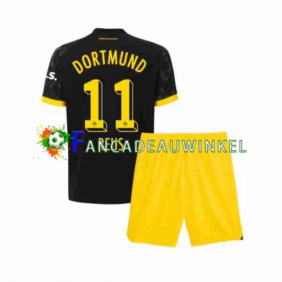 Borussia Dortmund Wedstrijdshirt met Korting Marco Reus 11 Uit Kind 2023-24 Korte Mouw