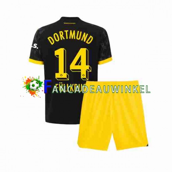 Borussia Dortmund Wedstrijdshirt met Korting Niclas Fullkrug 14 Uit Kind 2023-24 Korte Mouw