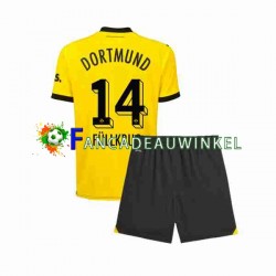 Borussia Dortmund Wedstrijdshirt met Korting Niclas Fullkrug 14 Thuis Kind 2023-24 Korte Mouw