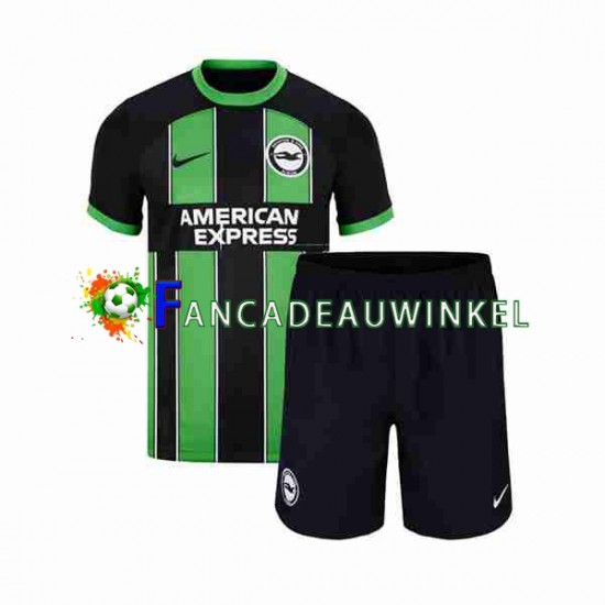 Brighton Hove Albion Wedstrijdshirt met Korting Uit Kind 2023-24 Korte Mouw