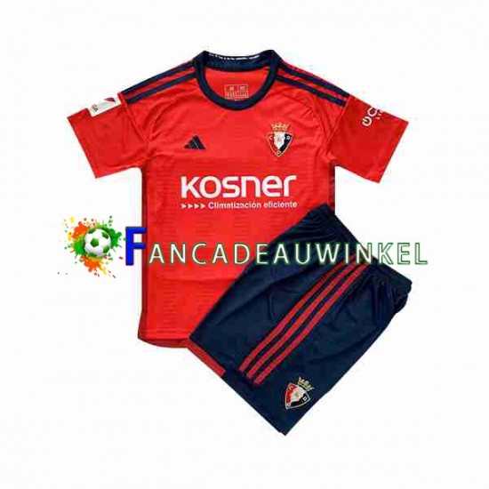 CA Osasuna Wedstrijdshirt met Korting Thuis Kind 2023-24 Korte Mouw