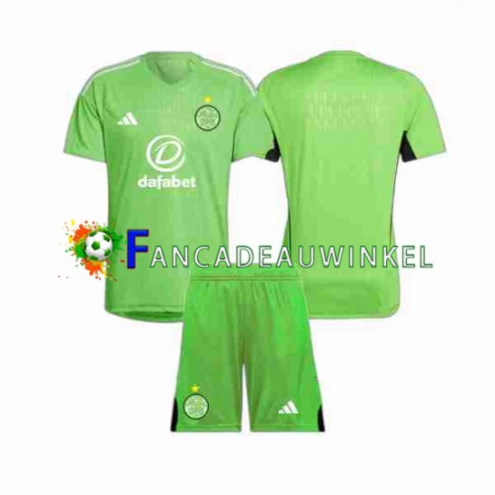 Celtic Wedstrijdshirt met Korting Keepersshirt Uit Kind 2023-24 Korte Mouw