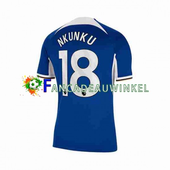 Chelsea Wedstrijdshirt met Korting Christopher Nkunku 18 Thuis Heren 2023-24 Korte Mouw