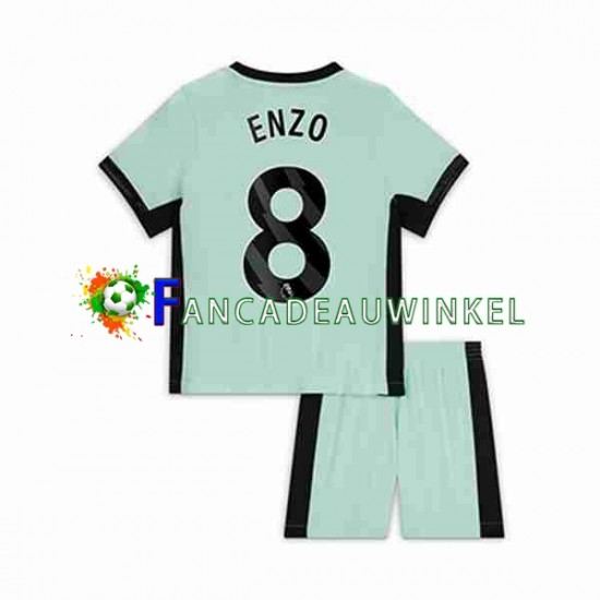 Chelsea Wedstrijdshirt met Korting Enzo Fernandez 8 3rd Kind 2023-24 Korte Mouw