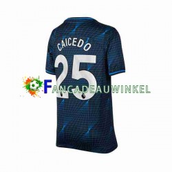 Chelsea Wedstrijdshirt met Korting Moises Caicedo 25 Uit Heren 2023-24 Korte Mouw