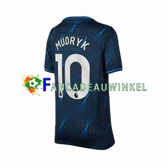 Chelsea Wedstrijdshirt met Korting Mykhaylo Mudryk 10 Uit Heren 2023-24 Korte Mouw