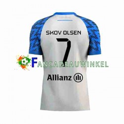 Club Brugge Wedstrijdshirt met Korting Andreas Skov Olsen 7 Uit Heren 2023-24 Korte Mouw