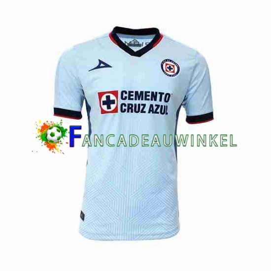 Cruz Azul Wedstrijdshirt met Korting Uit Heren 2023-24 Korte Mouw