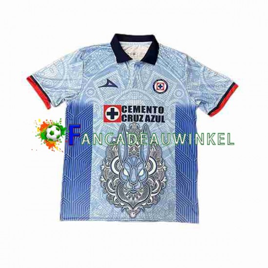 Cruz Azul Wedstrijdshirt met Korting Day of the Dead Uit Heren 2023-24 Korte Mouw