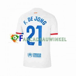 FC Barcelona Wedstrijdshirt met Korting Frenkie de Jong 21 Uit Heren 2023-24 Korte Mouw
