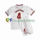 Sevilla FC Wedstrijdshirt met Korting Sergio Ramos 4 Thuis Kind 2023-24 Korte Mouw