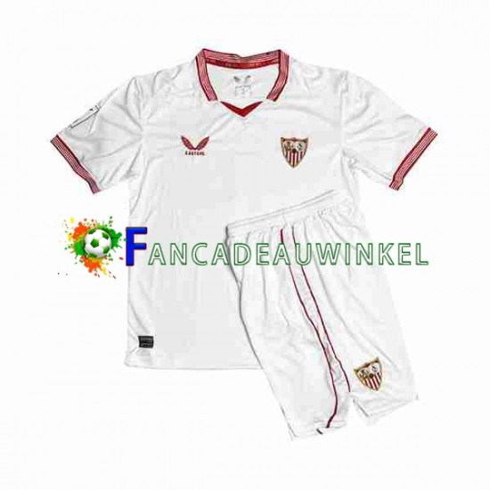 Sevilla FC Wedstrijdshirt met Korting Sergio Ramos 4 Thuis Kind 2023-24 Korte Mouw