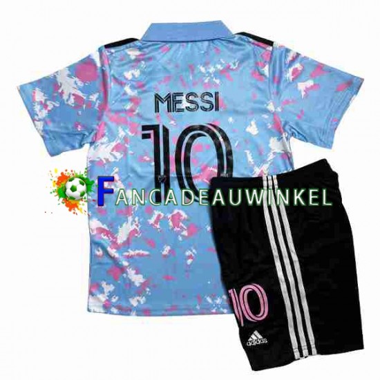 Wedstrijdshirt met Korting Inte Miami Lionel Messi 10 3rd Kind 2023-24 Korte Mouw