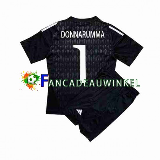 Italië Wedstrijdshirt met Korting Donnarumma 1 Keepersshirt Uit Kind 2023 Korte Mouw