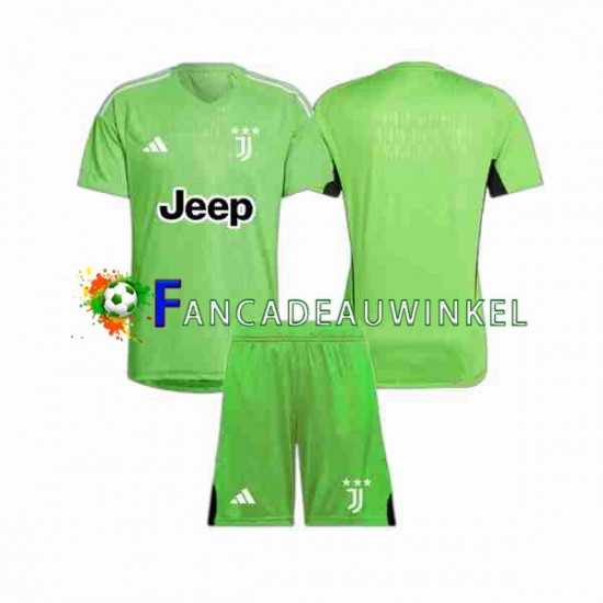 Juventus Wedstrijdshirt met Korting Keepersshirt 3rd Kind 2023-24 Korte Mouw