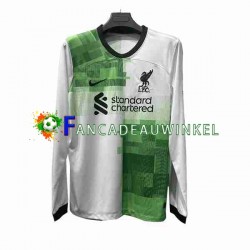 Liverpool Wedstrijdshirt met Korting Uit Heren 2023-24 Lange Mouw