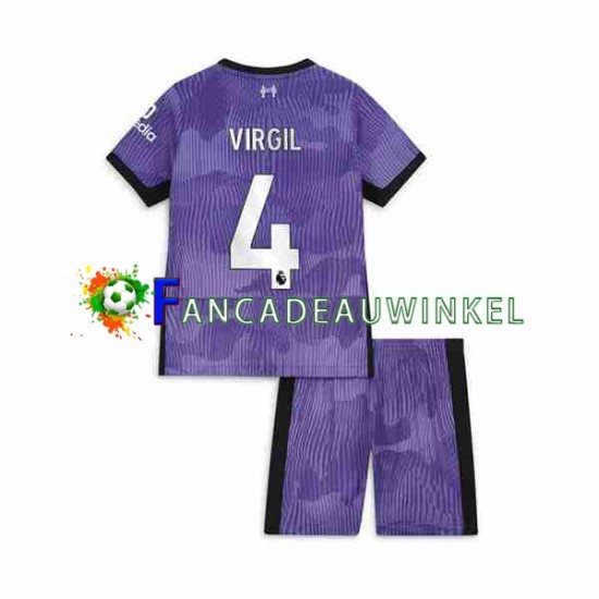 Liverpool Wedstrijdshirt met Korting Virgil van Dijk 4 3rd Kind 2023-24 Korte Mouw