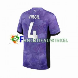 Liverpool Wedstrijdshirt met Korting Virgil van Dijk 4 3rd Heren 2023-24 Korte Mouw