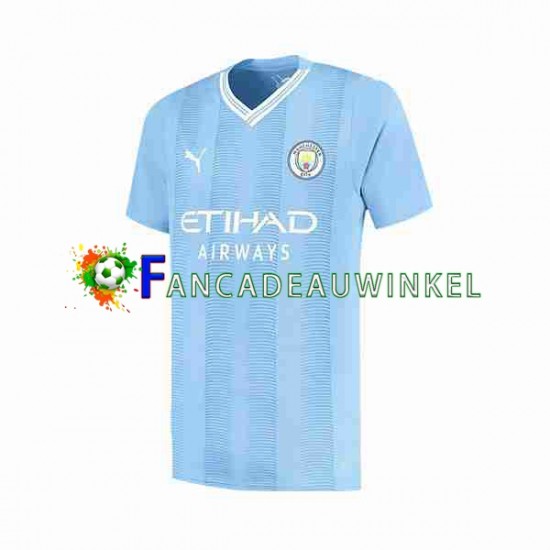 Manchester City Wedstrijdshirt met Korting Haaland 9 Special Printing Thuis Heren 2023-24 Korte Mouw