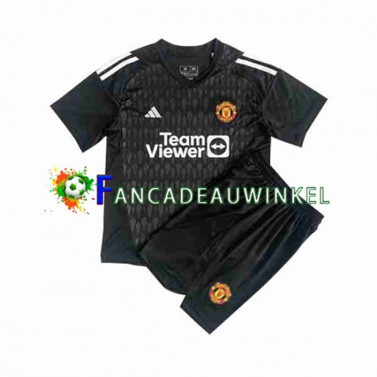 Manchester United Wedstrijdshirt met Korting Keepersshirt 3rd Kind 2023-24 Korte Mouw