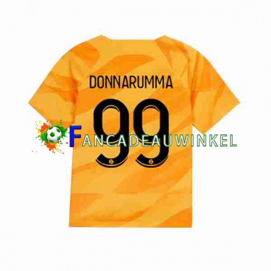 Paris Saint-Germain Wedstrijdshirt met Korting Donnarumma 99 Keepersshirt Uit Heren 2023-24 Korte Mouw