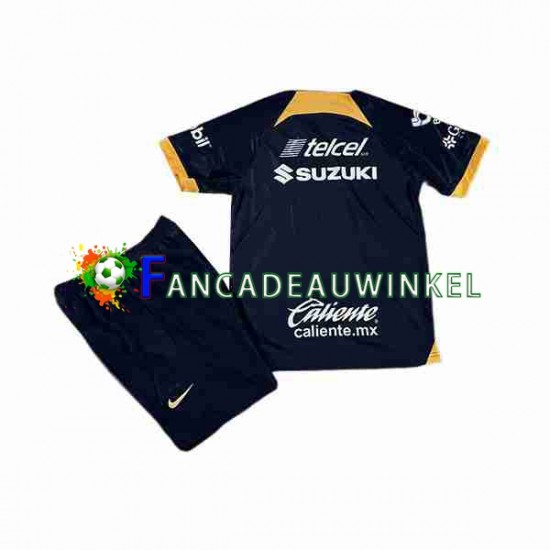 Pumas UNAM Wedstrijdshirt met Korting Uit Kind 2023-24 Korte Mouw