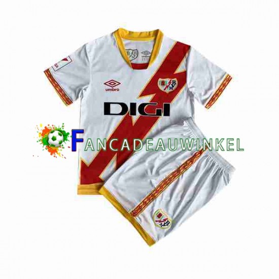 Rayo Vallecano Wedstrijdshirt met Korting Thuis Kind 2023-24 Korte Mouw