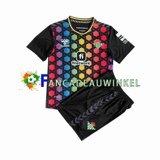 Real Betis Wedstrijdshirt met Korting Keepersshirt Thuis Kind 2023-24 Korte Mouw