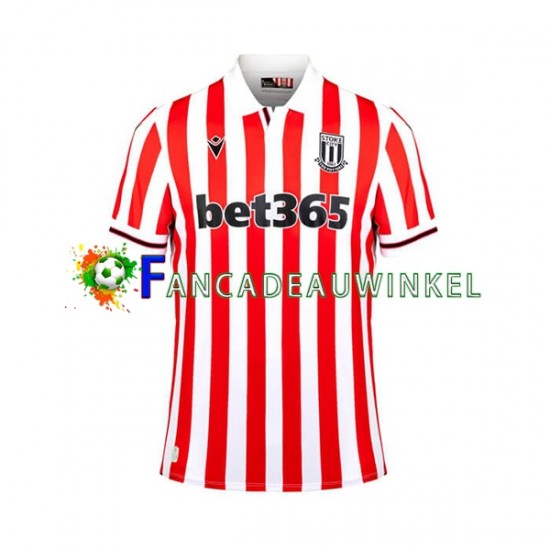 Stoke City Wedstrijdshirt met Korting Thuis Heren 2023-24 Korte Mouw