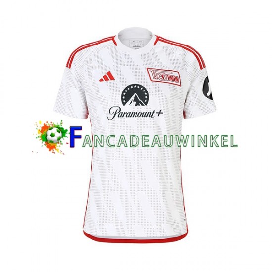Union Berlin Wedstrijdshirt met Korting Uit Heren 2023-24 Korte Mouw