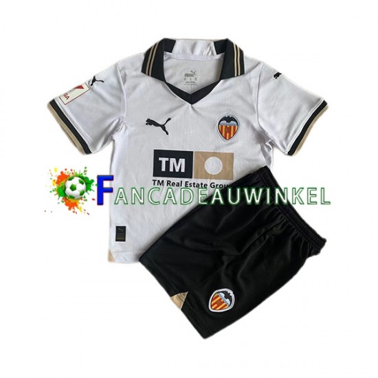 Valencia CF Wedstrijdshirt met Korting Thuis Kind 2023-24 Korte Mouw