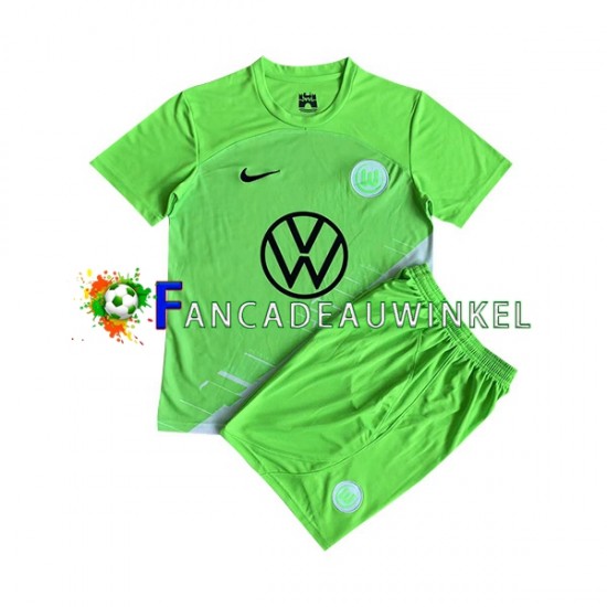 VfL Wolfsburg Wedstrijdshirt met Korting Thuis Kind 2023-24 Korte Mouw