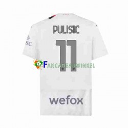 AC Milan Wedstrijdshirt met Korting Christian Pulisic 11 Uit Heren 2023-24 Korte Mouw